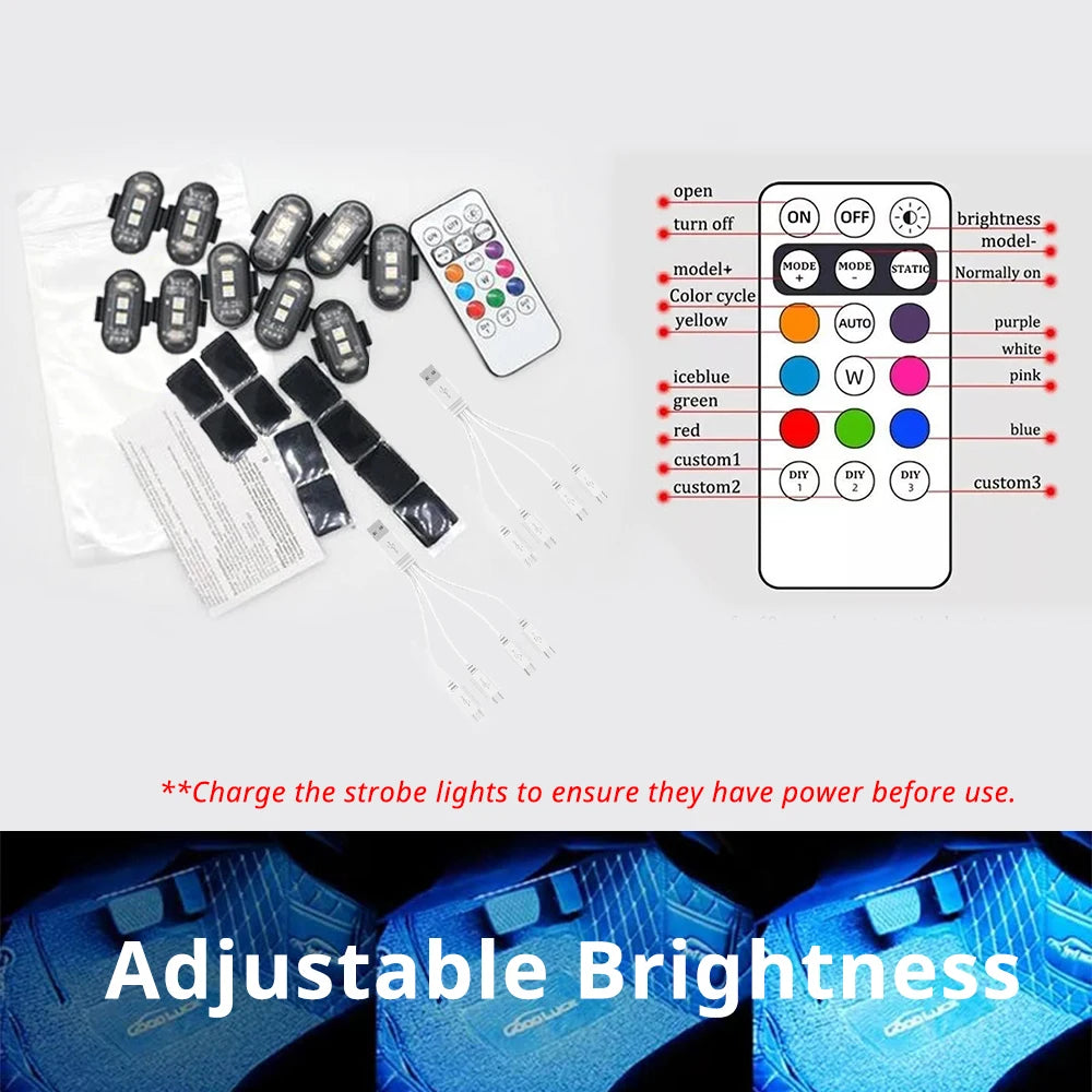 RGB Car Underglow LED Light Kit