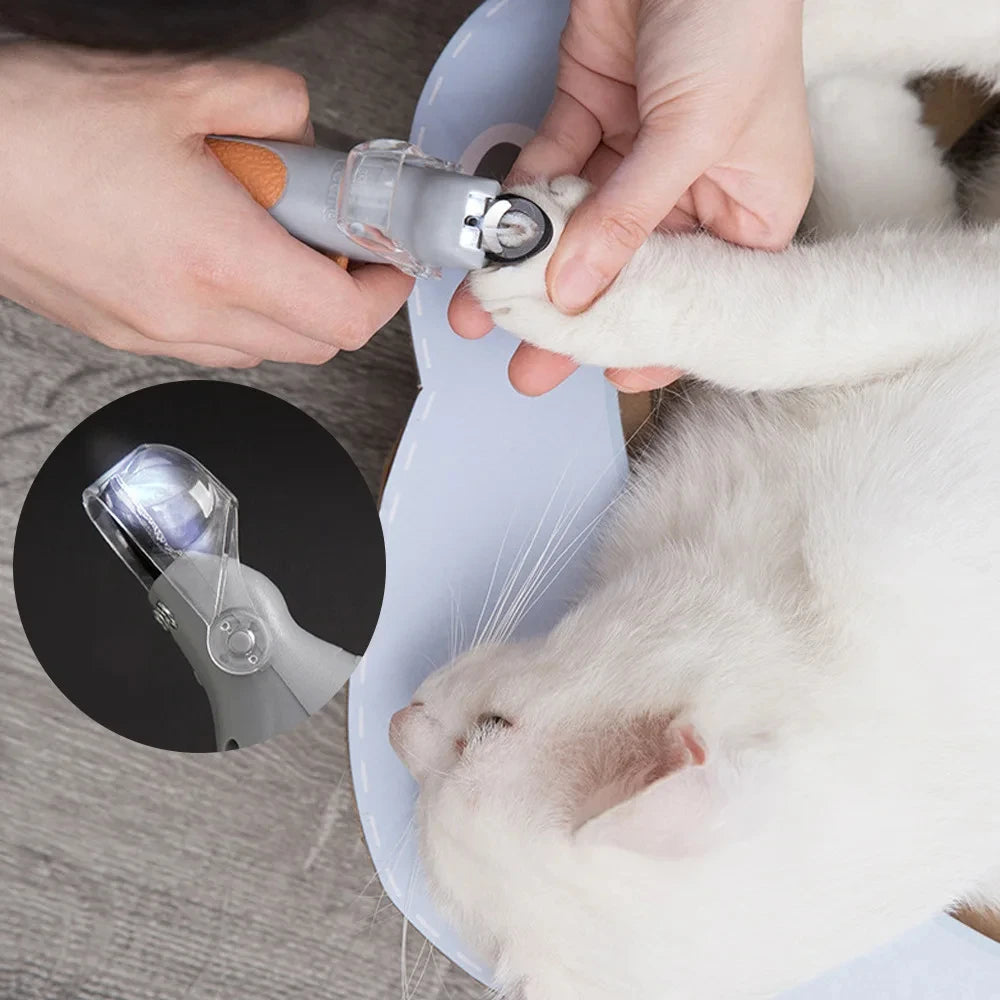 Smart LED Nail Cutter for Cats & Dogs 🐾