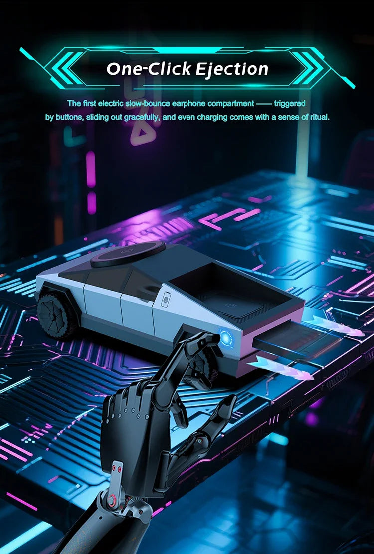 Desktop Cybertruck 3 in 1 Magnetic Fast Wireless Charger Phone Stand For IPhone 16 15 Pro Max, Apple & Samsung Watch Airpods Pro