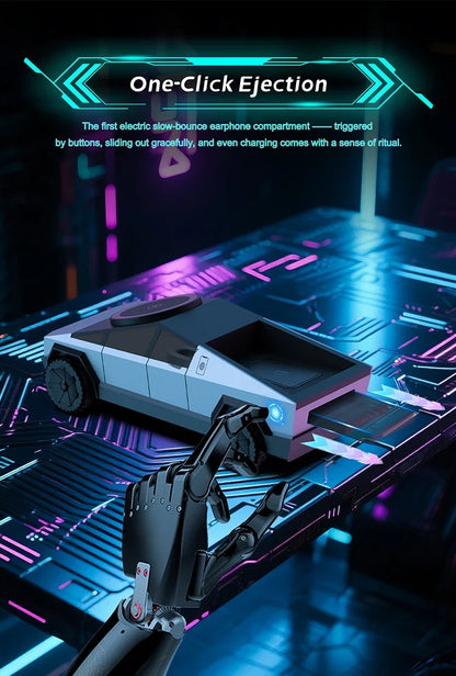 Desktop Cybertruck 3 in 1 Magnetic Fast Wireless Charger Phone Stand For IPhone 16 15 Pro Max, Apple & Samsung Watch Airpods Pro