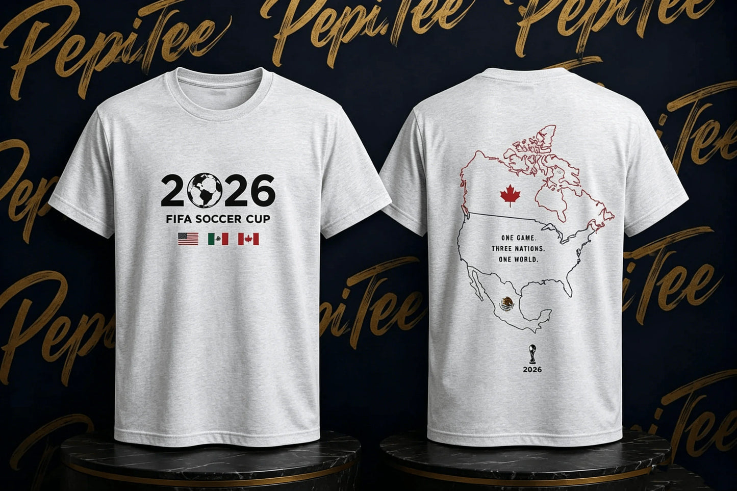 FIFA Soccer Cup 2026 USA Mexico Canada Fans Gift Graphic T-shirt 2026 Summer New Men Women Cotton Y2K Breathable T-shirt