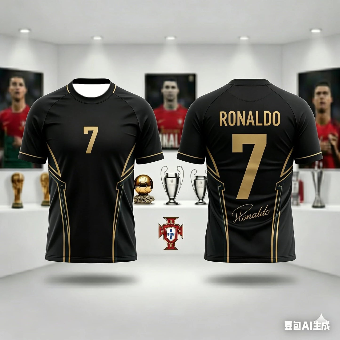 2026 Ronaldo 7 Portugal Soccer Jersey Men Breathable Quick Dry Football Shirt Red White Sportswear Fan Edition Training Uniform