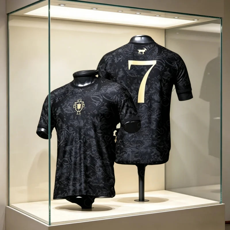 2026 Ronaldo Football Jersey for Men's Summer Sports Soccer Training Quick-Dry Tops Clothing No 7 Portugal Family Kids Tees