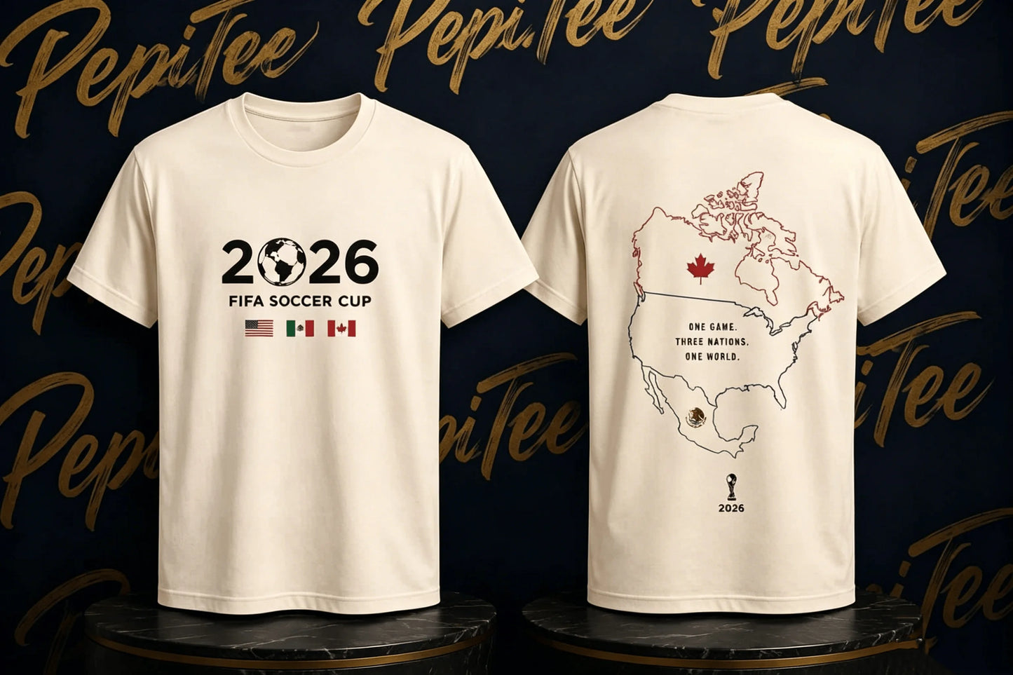 FIFA Soccer Cup 2026 USA Mexico Canada Fans Gift Graphic T-shirt 2026 Summer New Men Women Cotton Y2K Breathable T-shirt