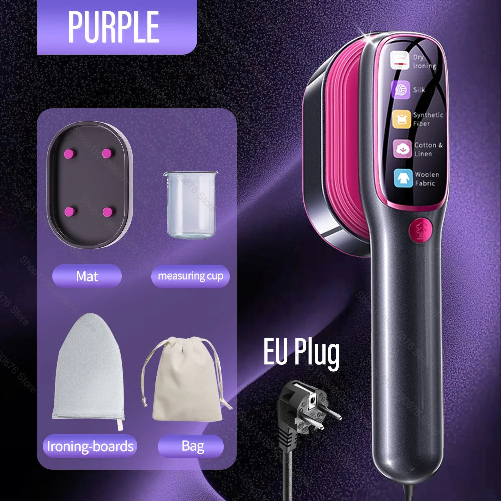 2026 Portable Mini Steam Iron – Fast Heating Travel Garment Steamer