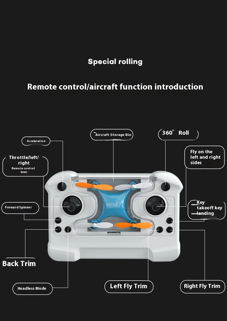 Hc702 Mini Folding Storage Aircraft Mini Drone