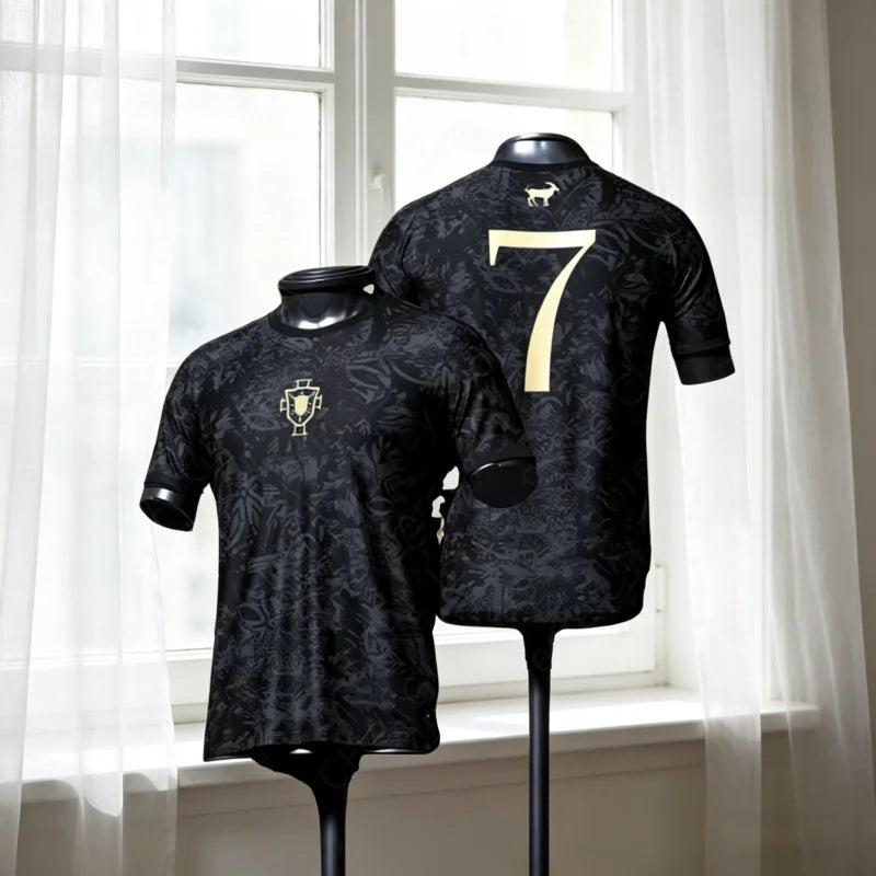 2026 Ronaldo Football Jersey for Men's Summer Sports Soccer Training Quick-Dry Tops Clothing No 7 Portugal Family Kids Tees