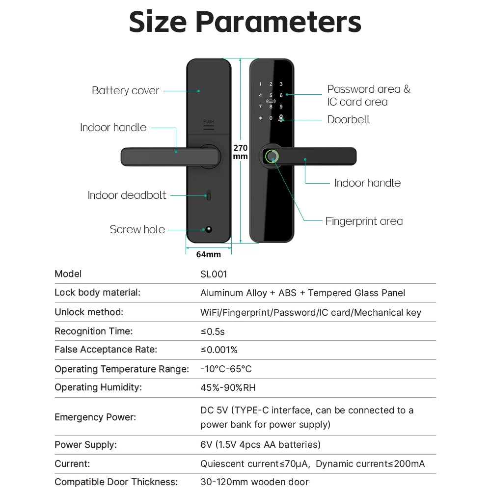 Smart Fingerprint Door Lock
