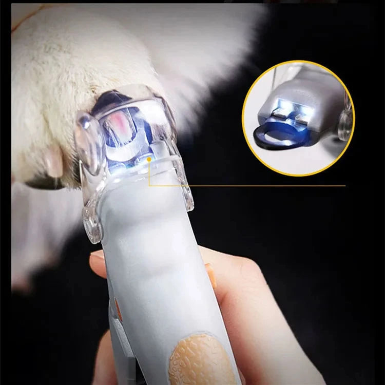Smart LED Nail Cutter for Cats & Dogs 🐾