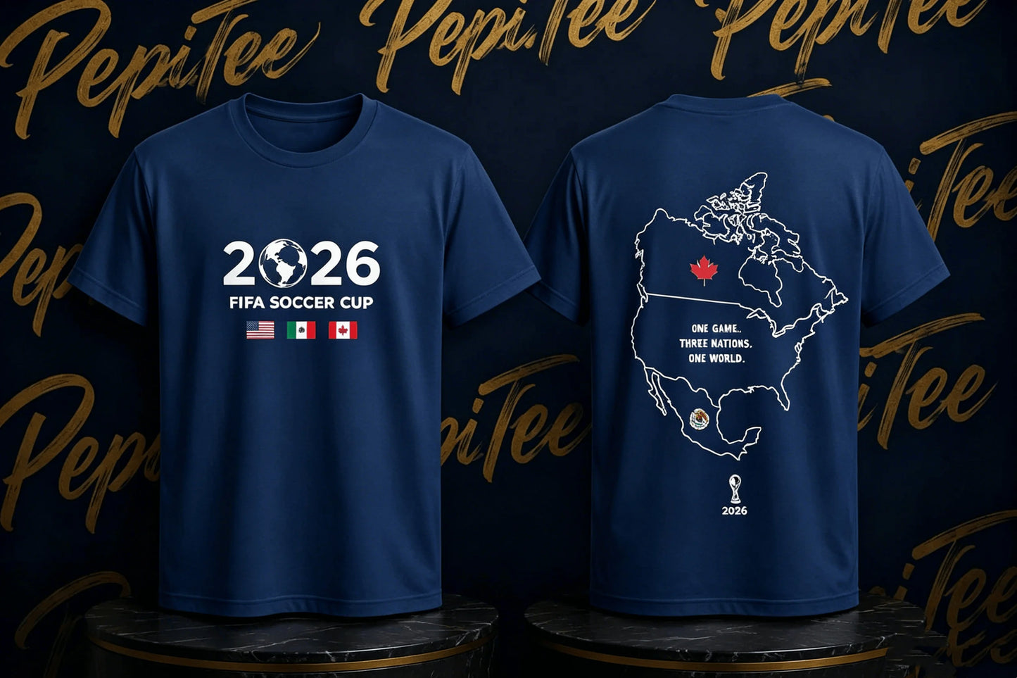 FIFA Soccer Cup 2026 USA Mexico Canada Fans Gift Graphic T-shirt 2026 Summer New Men Women Cotton Y2K Breathable T-shirt