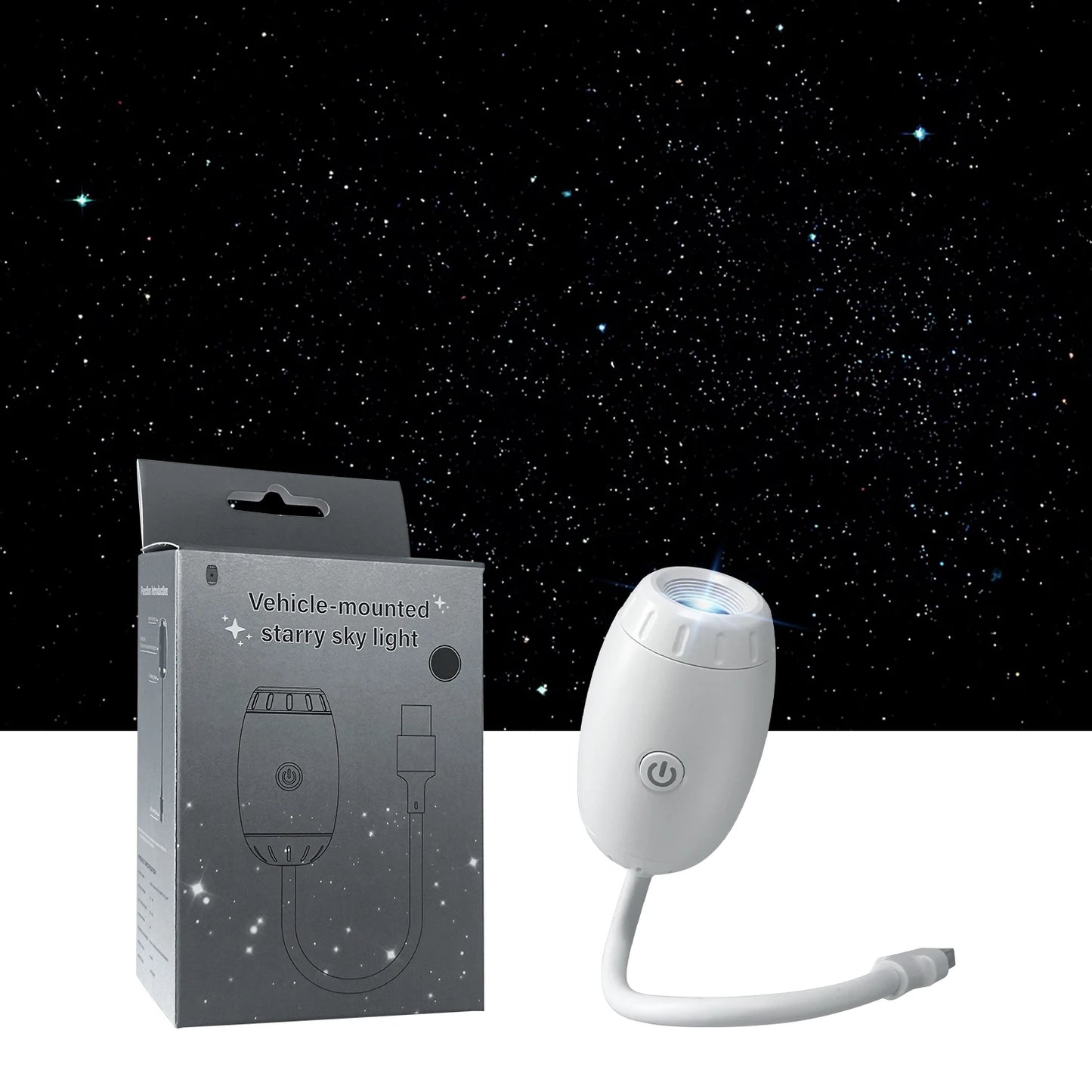 USB Galaxy Star Projector Light for Car