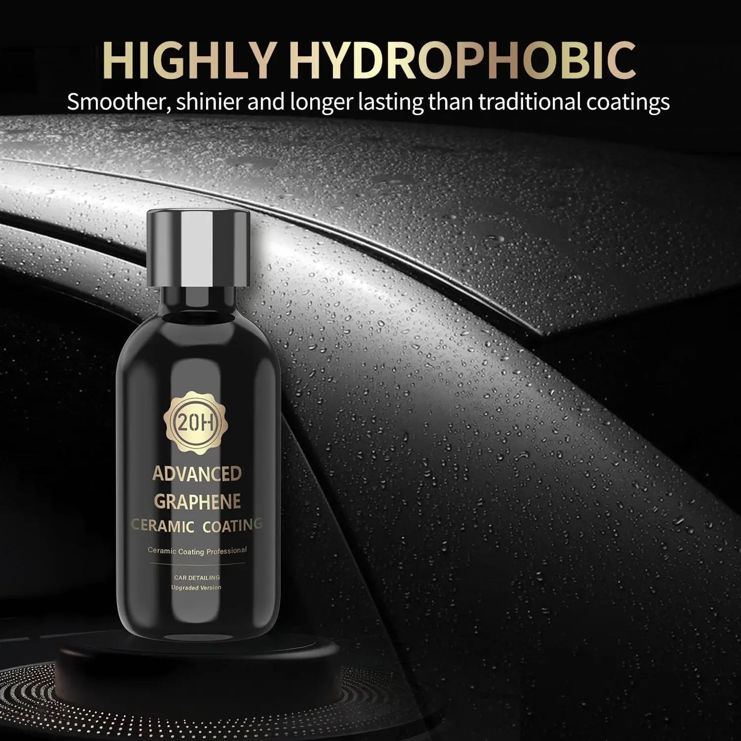 20H Graphene Ceramic Car Coating – Ultra Gloss, 10+ Year Protection