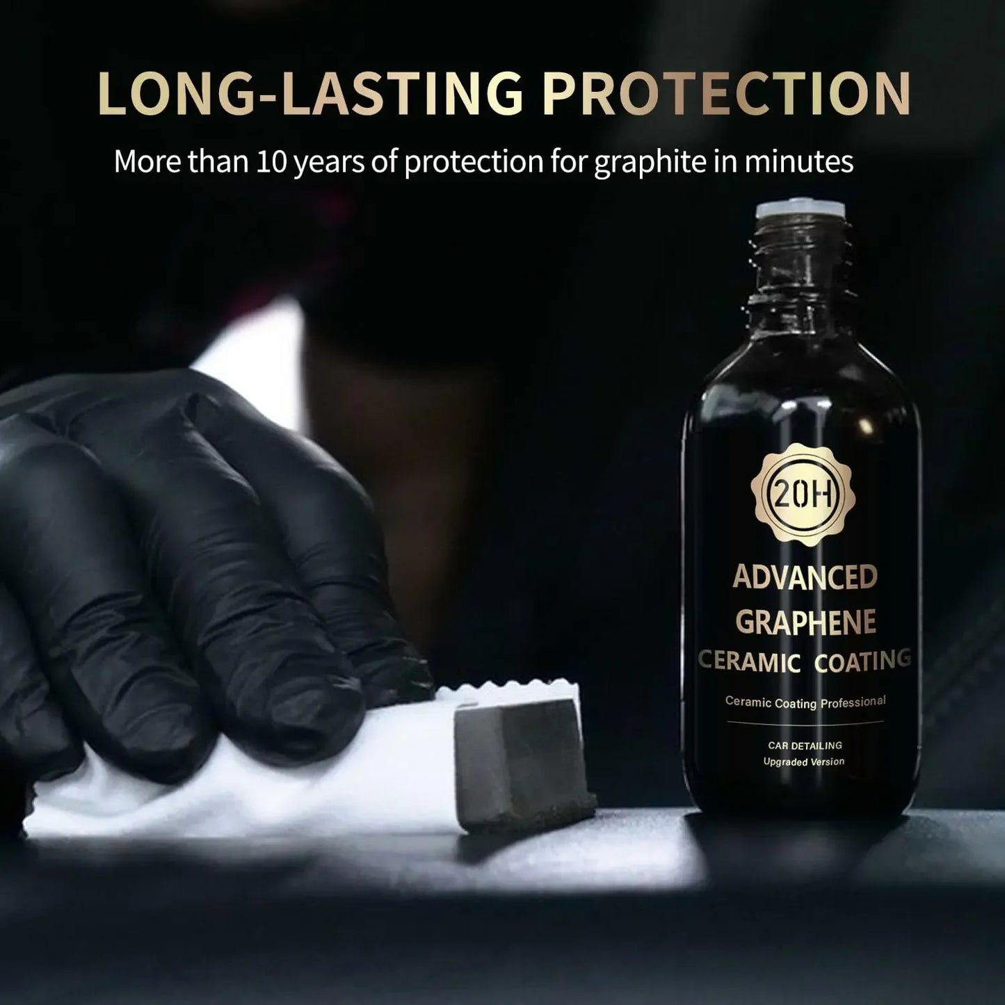 20H Graphene Ceramic Car Coating – Ultra Gloss, 10+ Year Protection