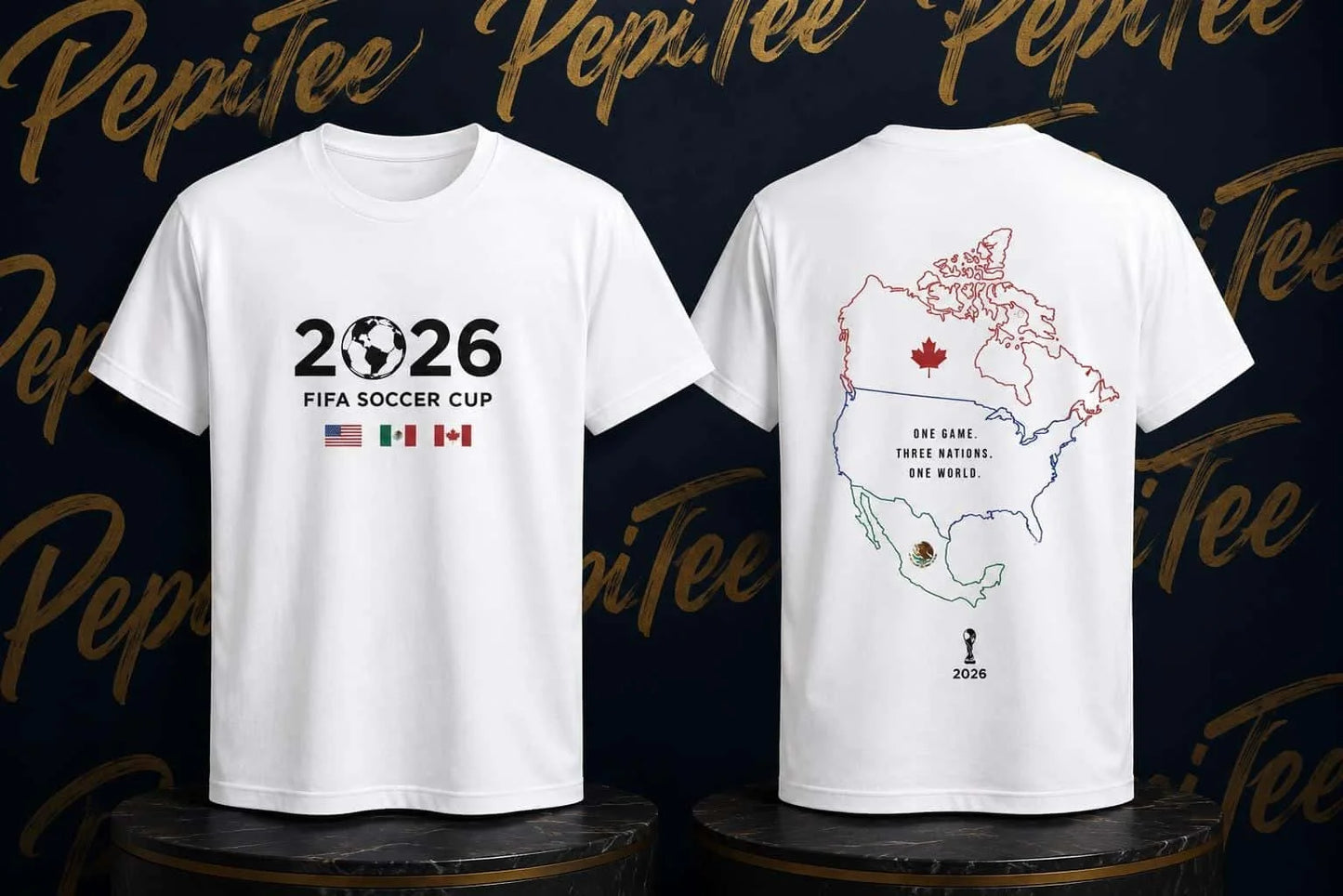 FIFA Soccer Cup 2026 USA Mexico Canada Fans Gift Graphic T-shirt 2026 Summer New Men Women Cotton Y2K Breathable T-shirt