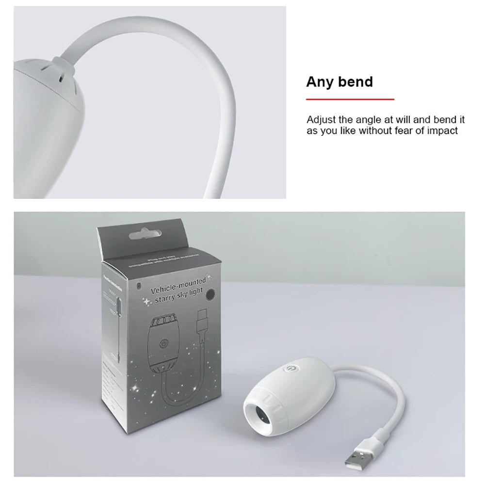 USB Galaxy Star Projector Light for Car