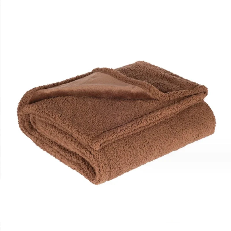 Luxury Waterproof Shaggy Blanket – Warm Microfiber Couple Throw