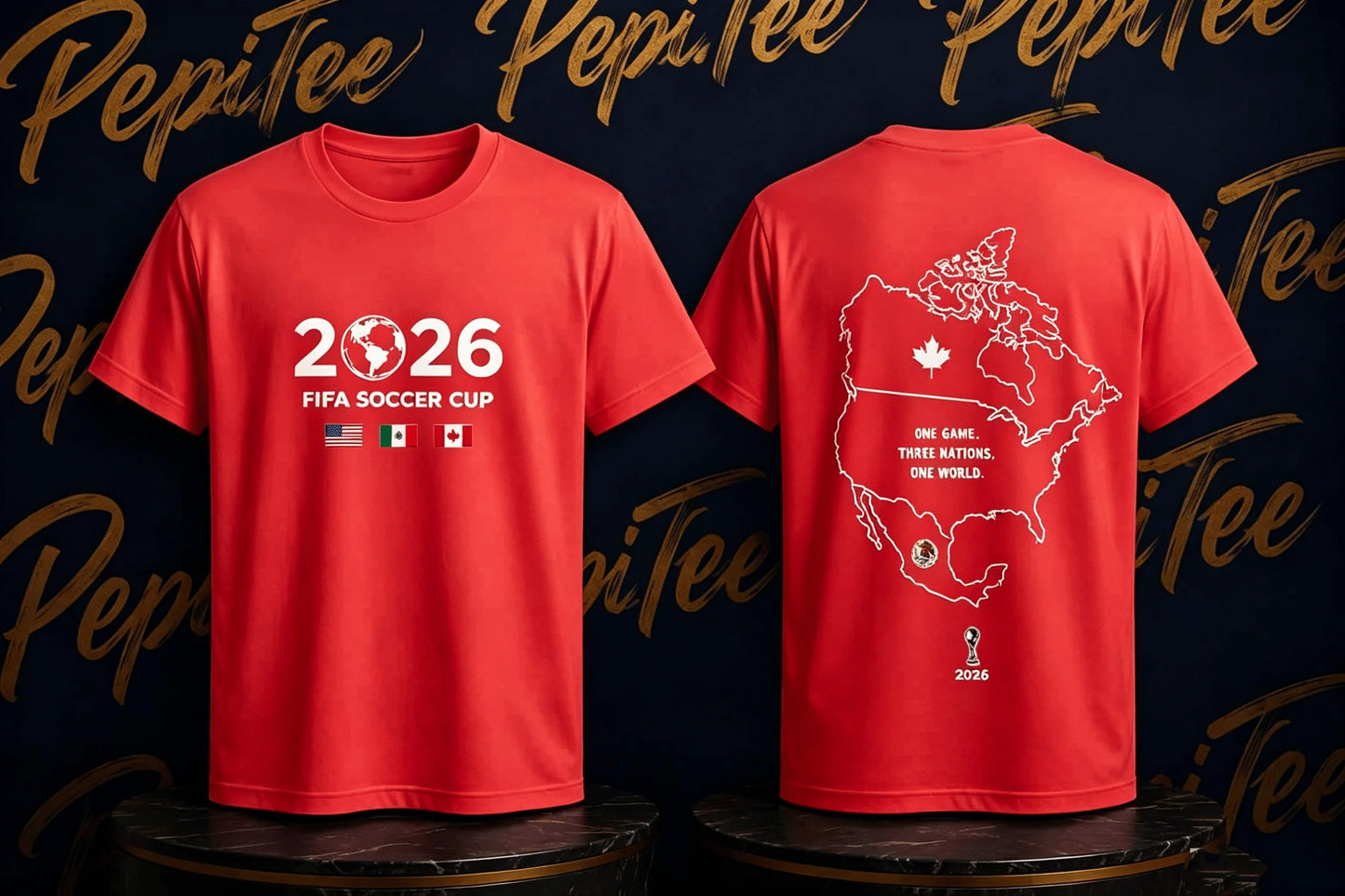FIFA Soccer Cup 2026 USA Mexico Canada Fans Gift Graphic T-shirt 2026 Summer New Men Women Cotton Y2K Breathable T-shirt