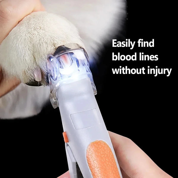 Smart LED Nail Cutter for Cats & Dogs 🐾