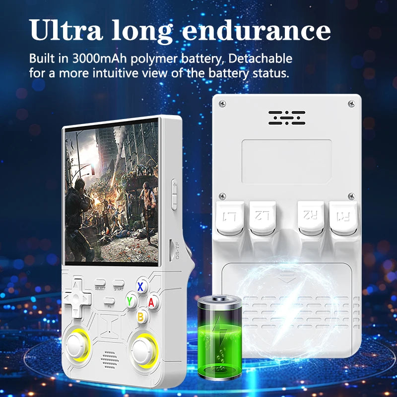 R36 Ultra Handheld Retro Console – WIFI | 20K+ Games 64/128GB