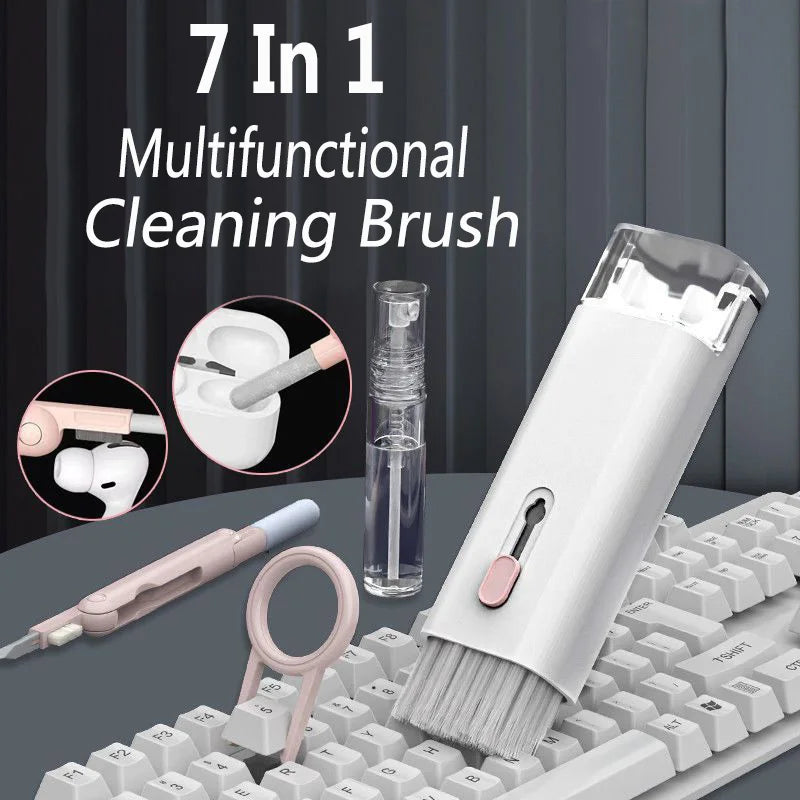 **7-in-1 Keyboard & AirPods Cleaning Kit | Laptop, Phone & Earbuds Cleaner**