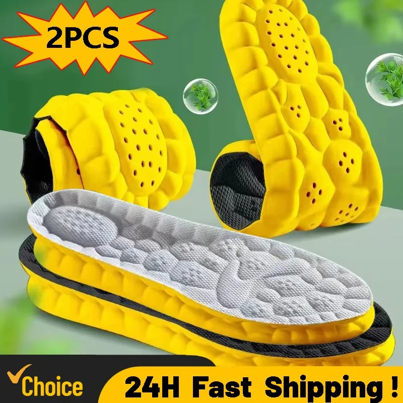 Shock Absorbing Orthopedic Insoles – Soft Cushion & Breathable Support
