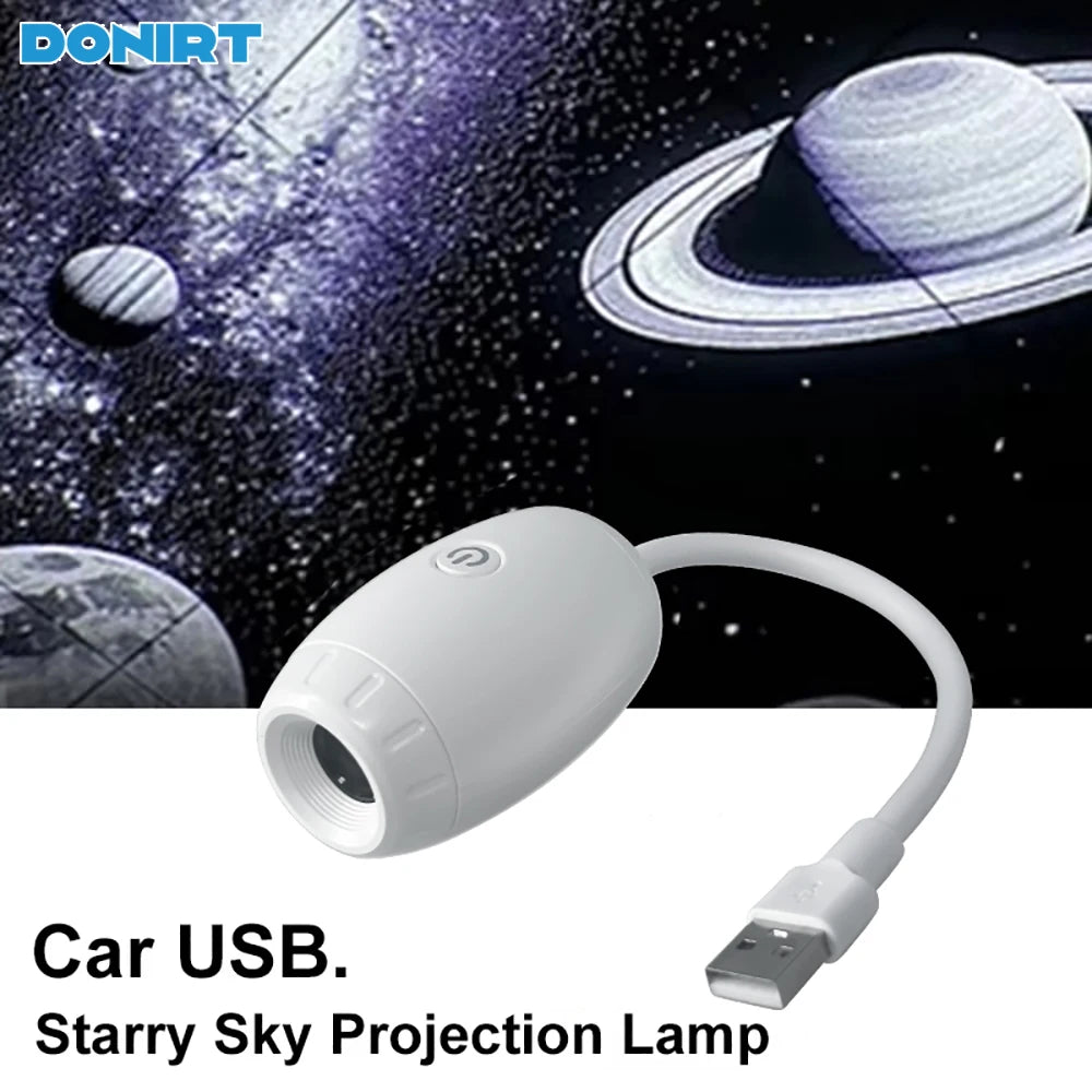USB Galaxy Star Projector Light for Car