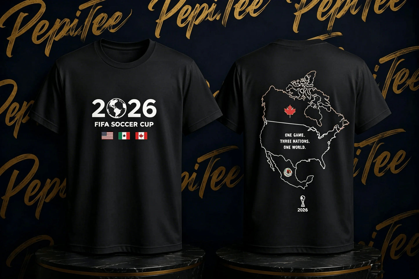 FIFA Soccer Cup 2026 USA Mexico Canada Fans Gift Graphic T-shirt 2026 Summer New Men Women Cotton Y2K Breathable T-shirt
