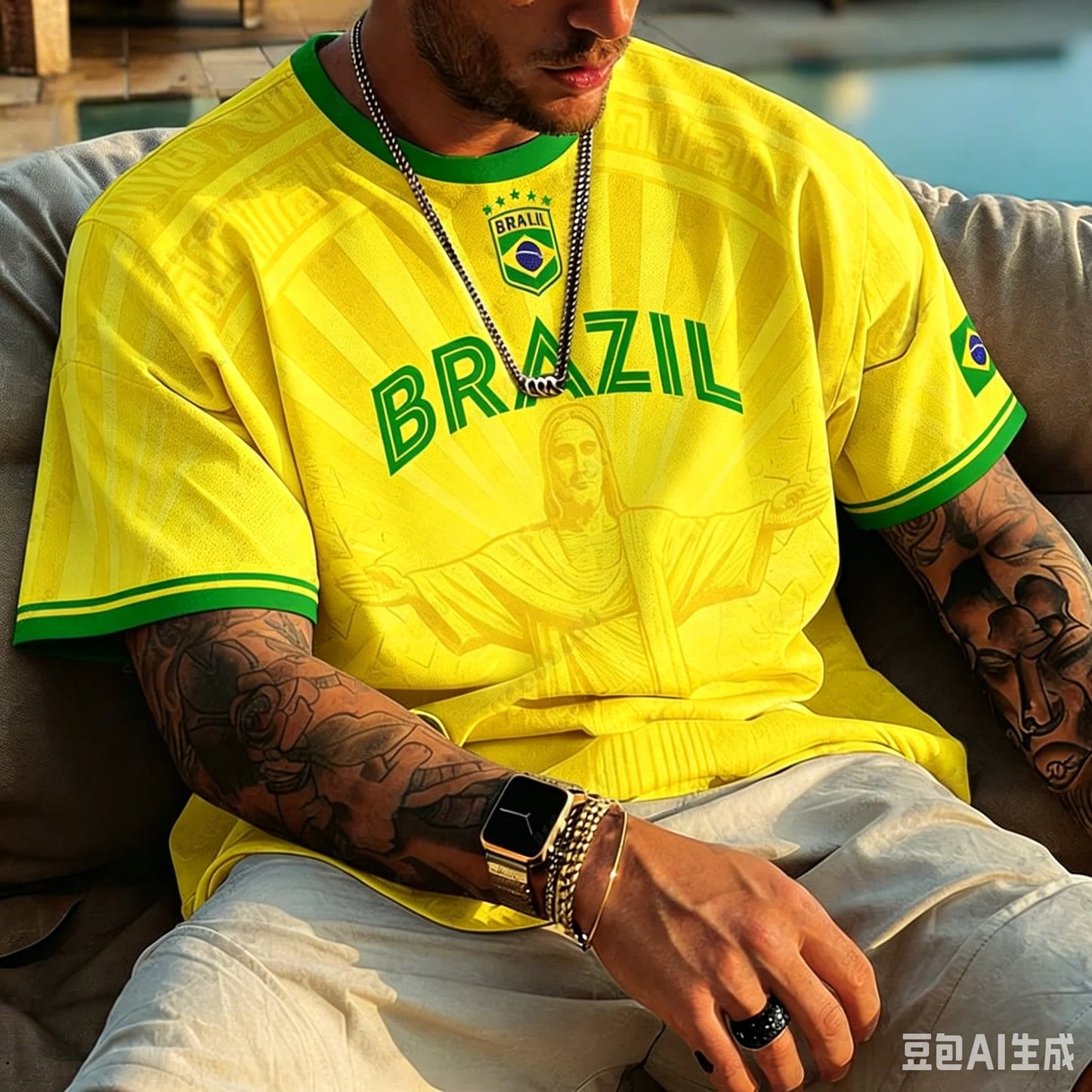 2026 New Classic Brazil 10 Soccer Jersey Men Yellow Green Design Quick Drying Fabric Sportswear for Football Enthusiasts