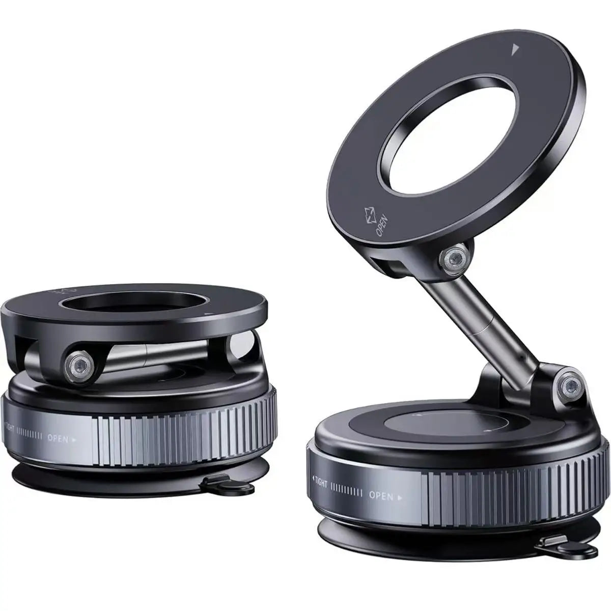 MagSafe Vacuum Magnetic Car Mount – Foldable 360° Adjustable Phone Holder
