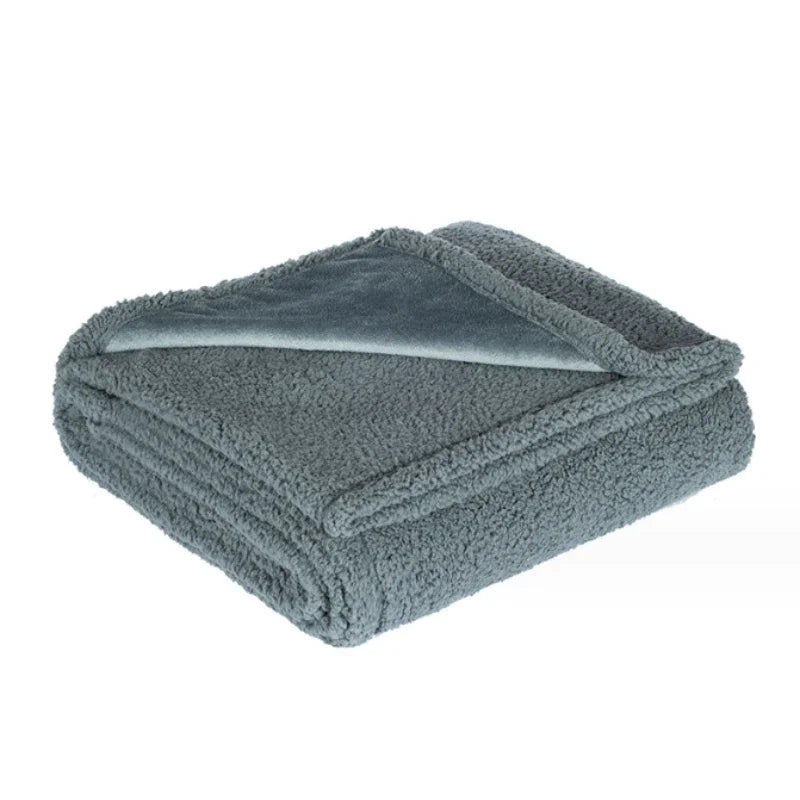 Luxury Waterproof Shaggy Blanket – Warm Microfiber Couple Throw