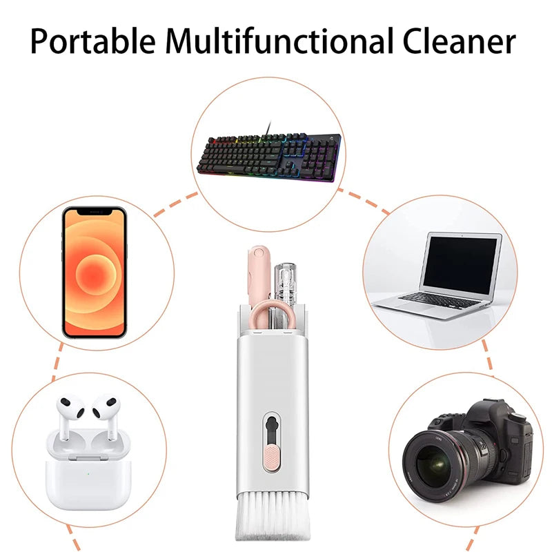 **7-in-1 Keyboard & AirPods Cleaning Kit | Laptop, Phone & Earbuds Cleaner**