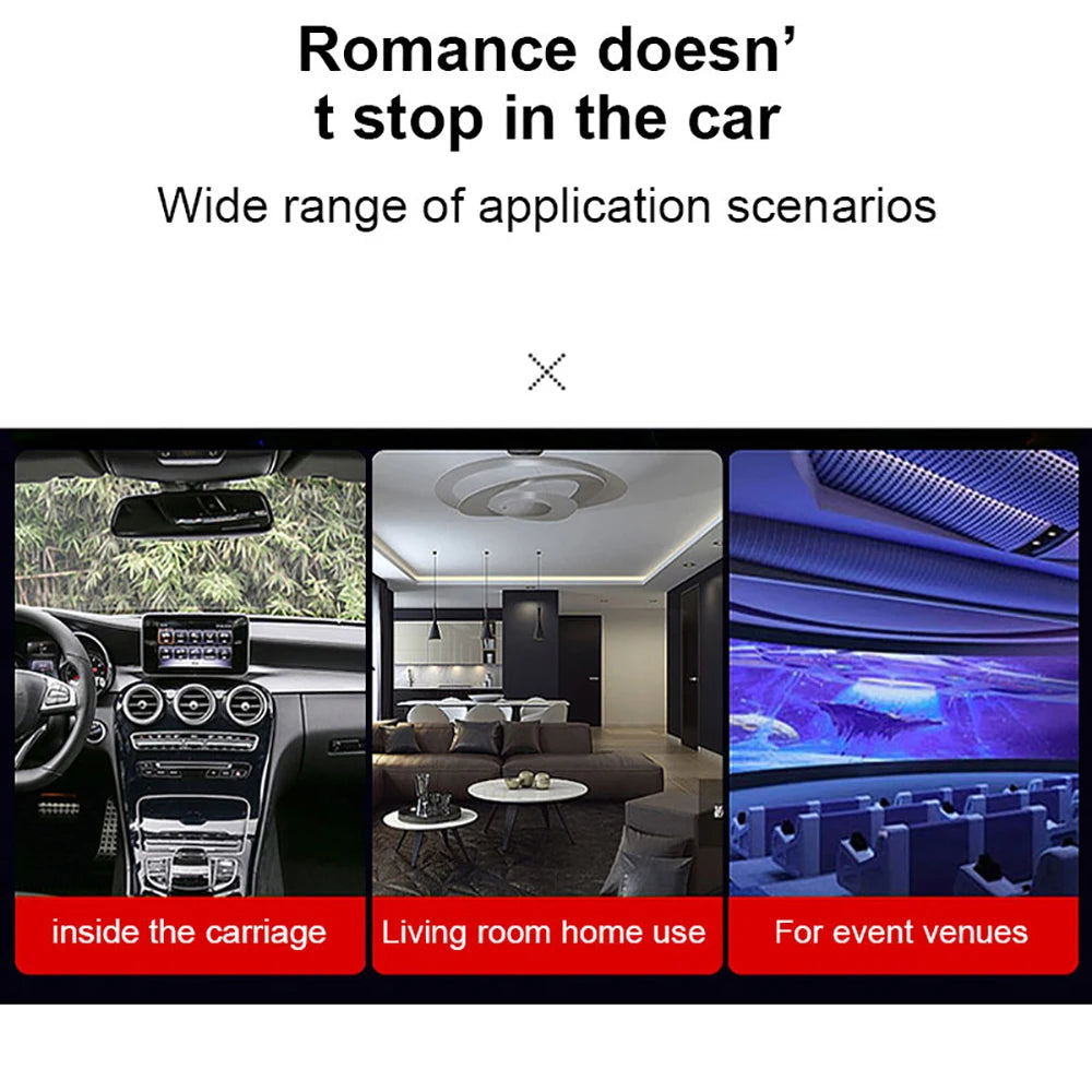 USB Galaxy Star Projector Light for Car