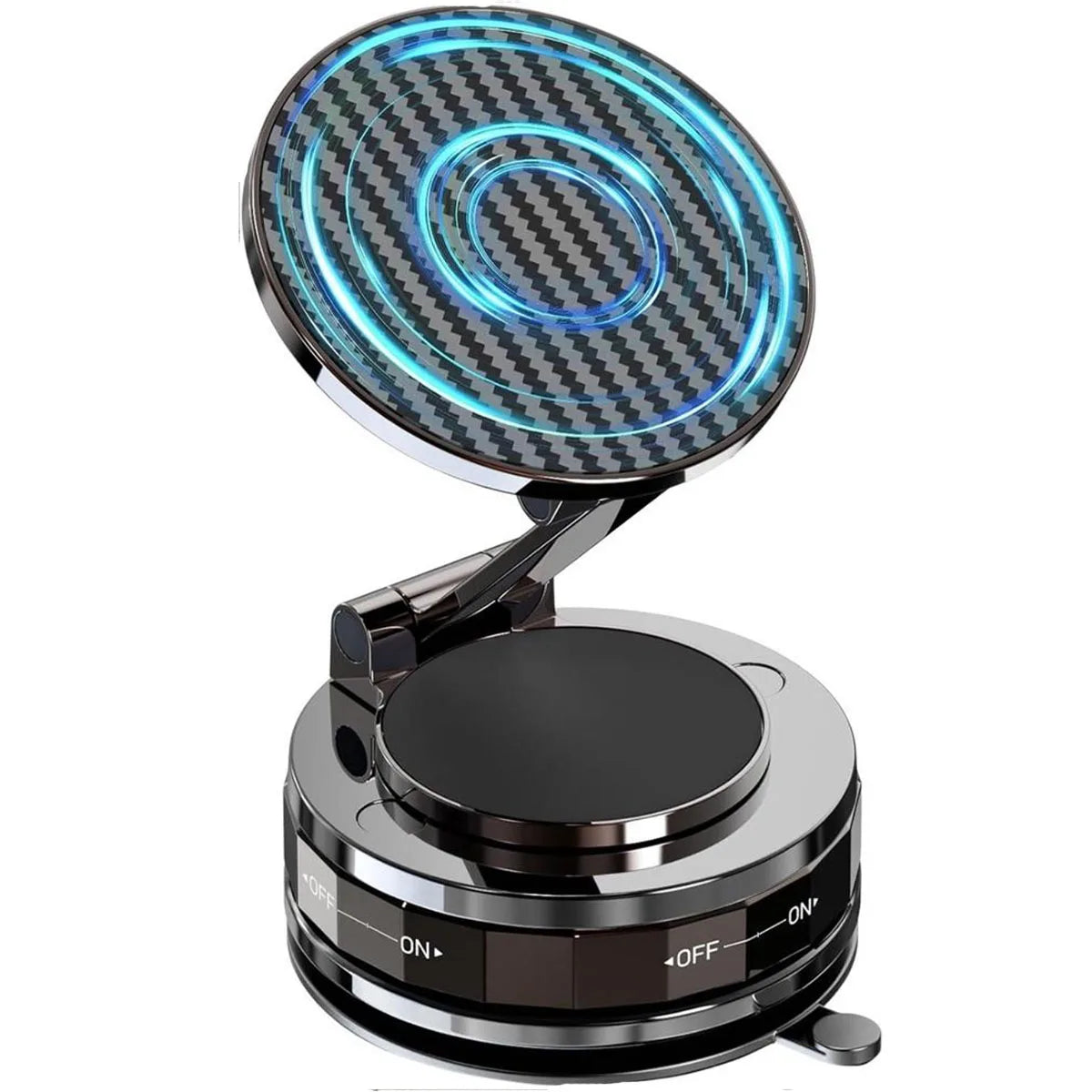 MagSafe Vacuum Magnetic Car Mount – Foldable 360° Adjustable Phone Holder